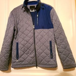 Banana Republic Men's Fleece full zip Gray Small